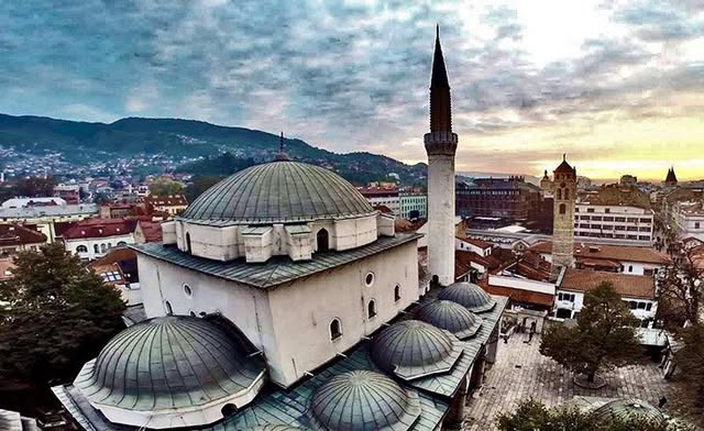 La mosquée Gazi Husrev-beg, Sarajevo